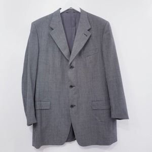 Canali Proposta 100% Pure Wool Hounsdtooth Pattern Blazer